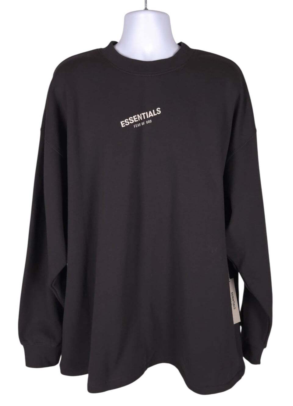 Fear Of God Essentials Crewneck Sweatshirt US XL EU 56 Mens Gray FOG $90